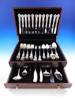 Old Colonial by Towle Sterling Silver Flatware Set for 12 Service 90 Pieces