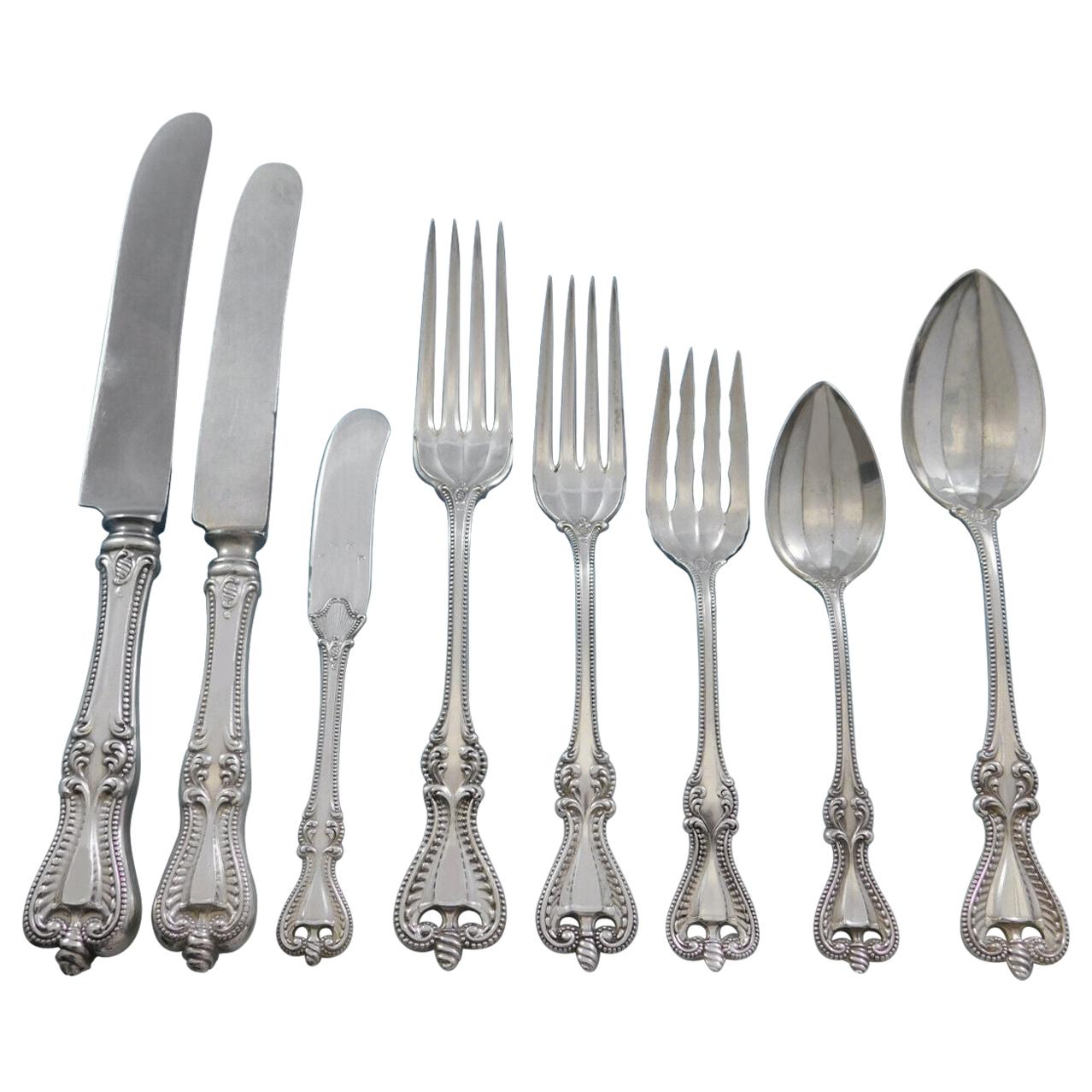 Old Colonial by Towle Sterling Silver Flatware Set for 8 Service 70 Pcs Dinner For Sale
