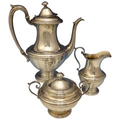Old Colonial by Towle Sterling Silver Set da tè 3-Piece Coffee Sugar Creamer
