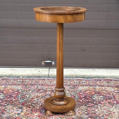 Old Colony Furniture Co. Plant Stand Pedestal With Copper Liner