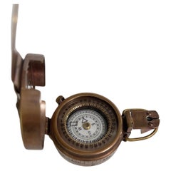 Vintage Old Compass  reproduction 1944 London, brown Color