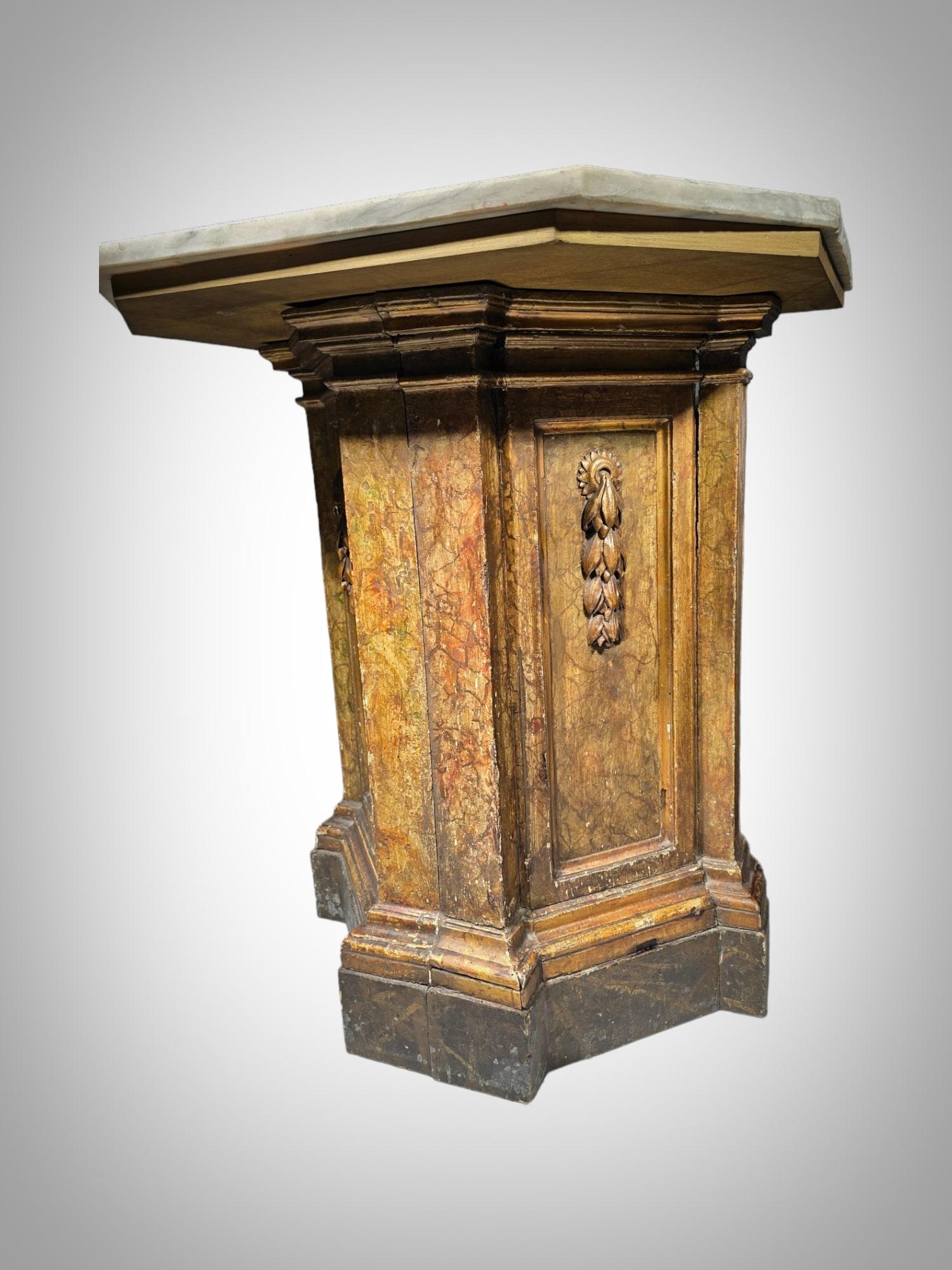 Old Console From the 19th Century In Good Condition For Sale In Madrid, ES