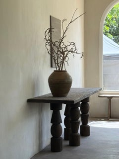 Old Console With Sculpted Base