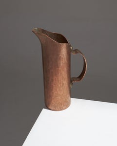 Antique Old copper pitcher