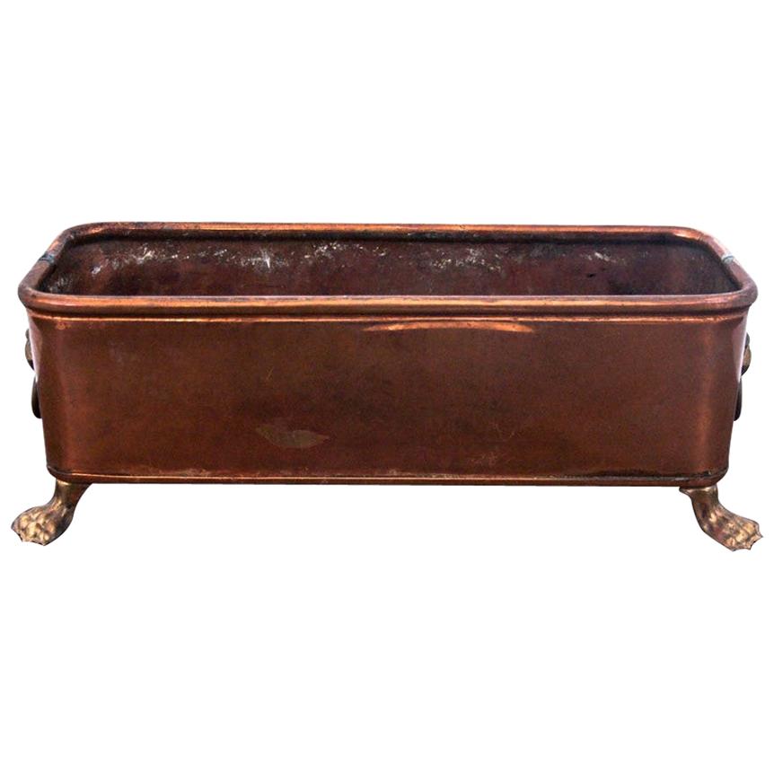 Old Copper Planter, Pot