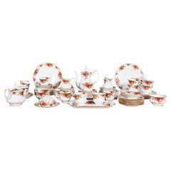"Piezas de servicio de porcelana "Old Country Roses