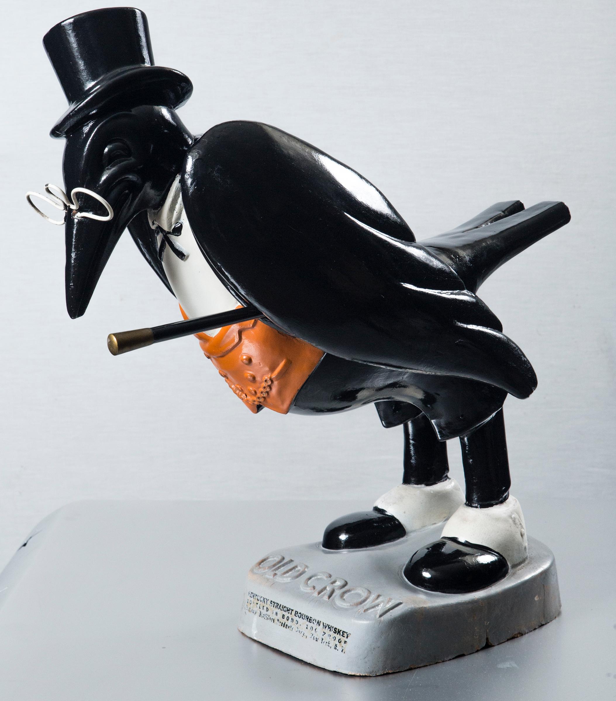 Figurine publicitaire Old Crow pour le 