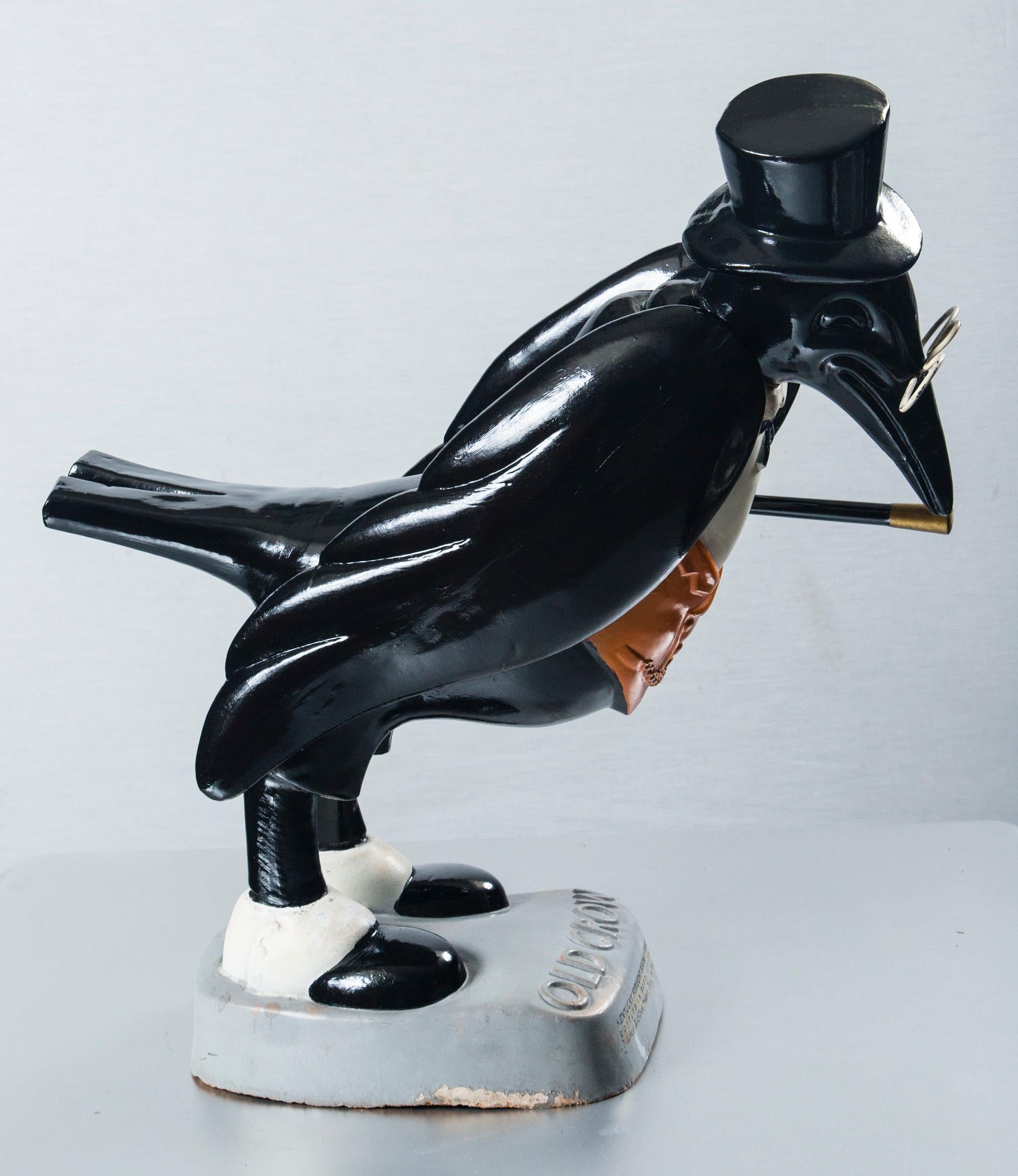 American Old Crow Advertising Figure For Sale