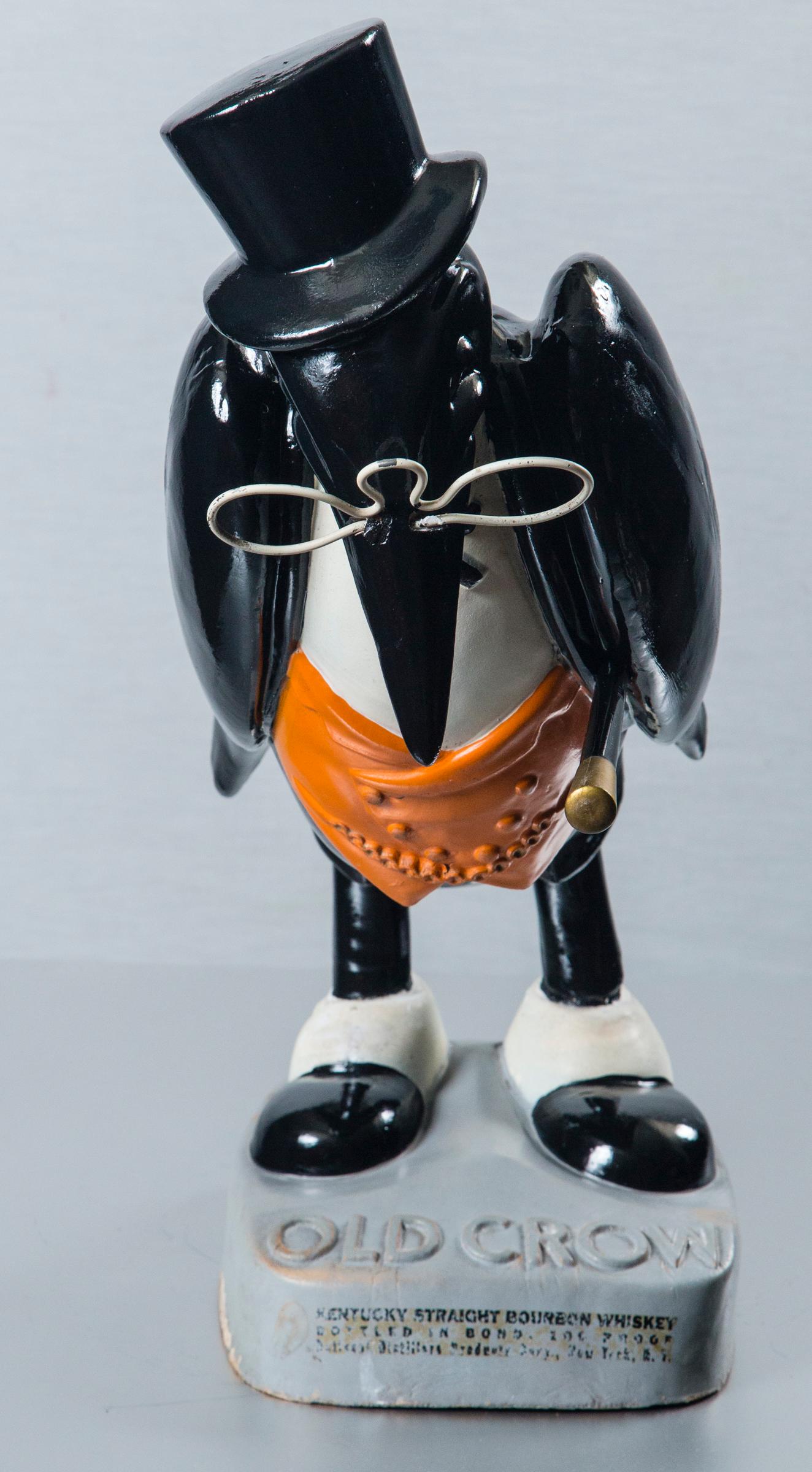 Mid-20th Century Old Crow Advertising Figure For Sale