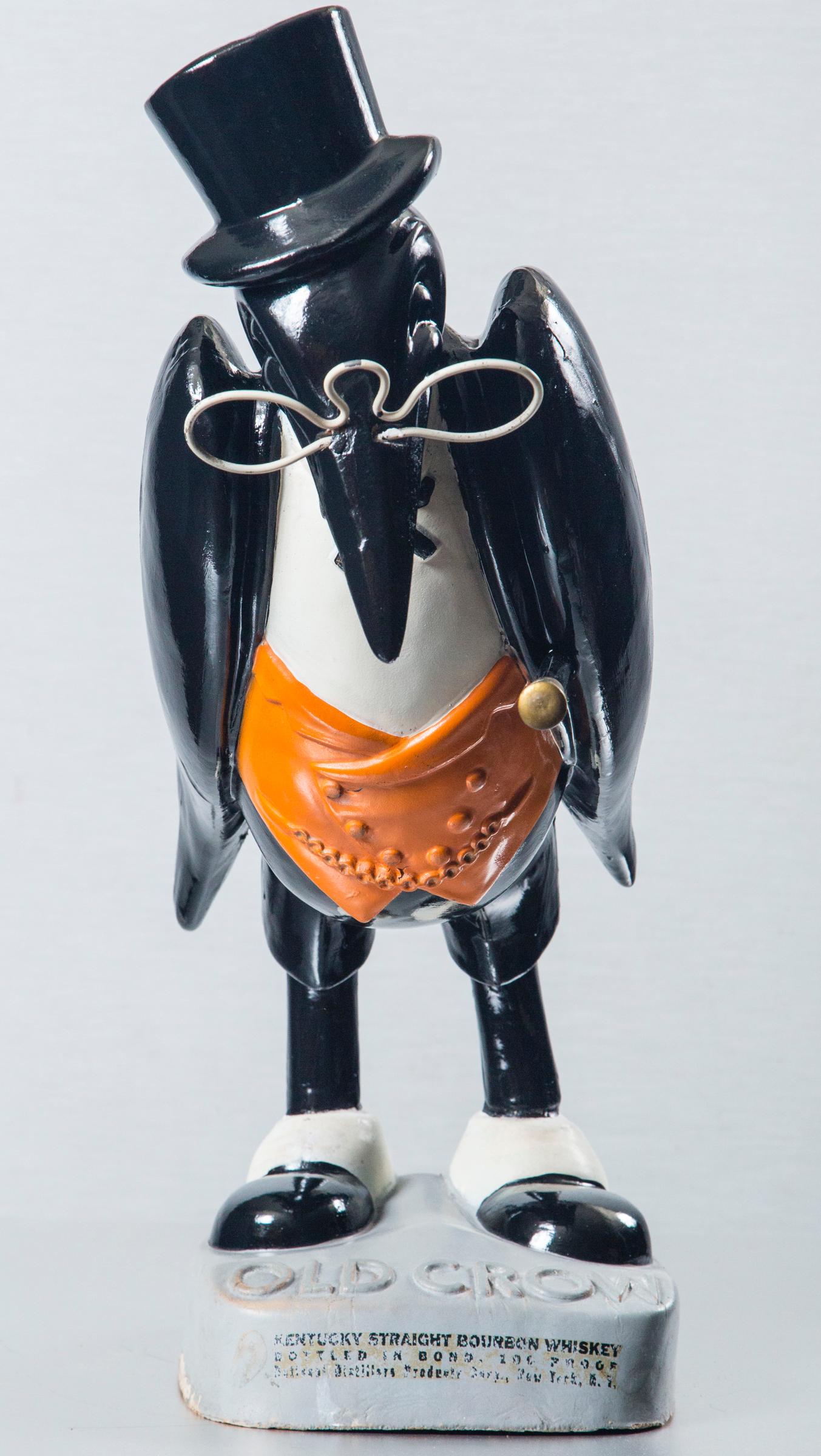 Composition Old Crow Advertising Figure For Sale