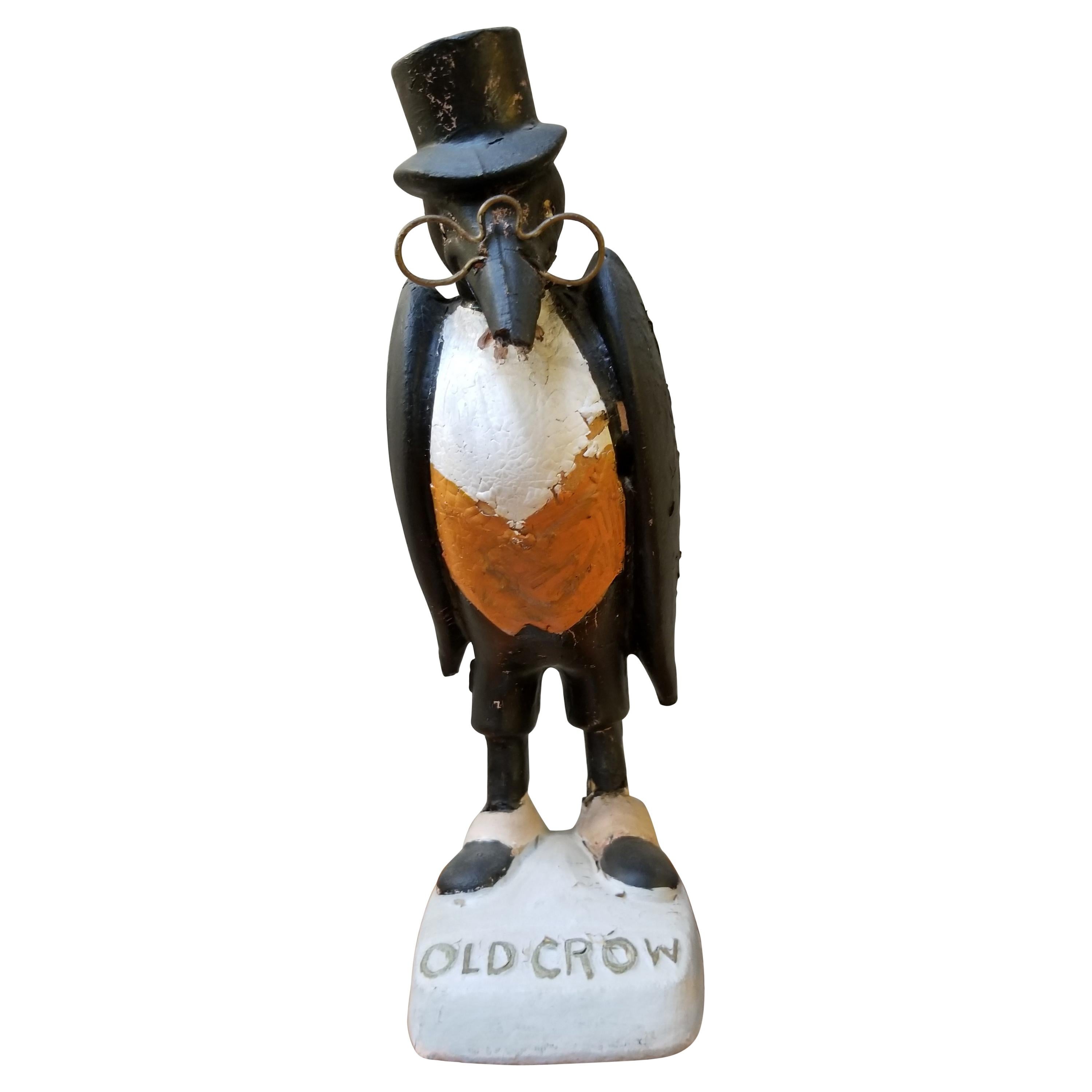 Old Crow Whiskey Advertising Figure For Sale