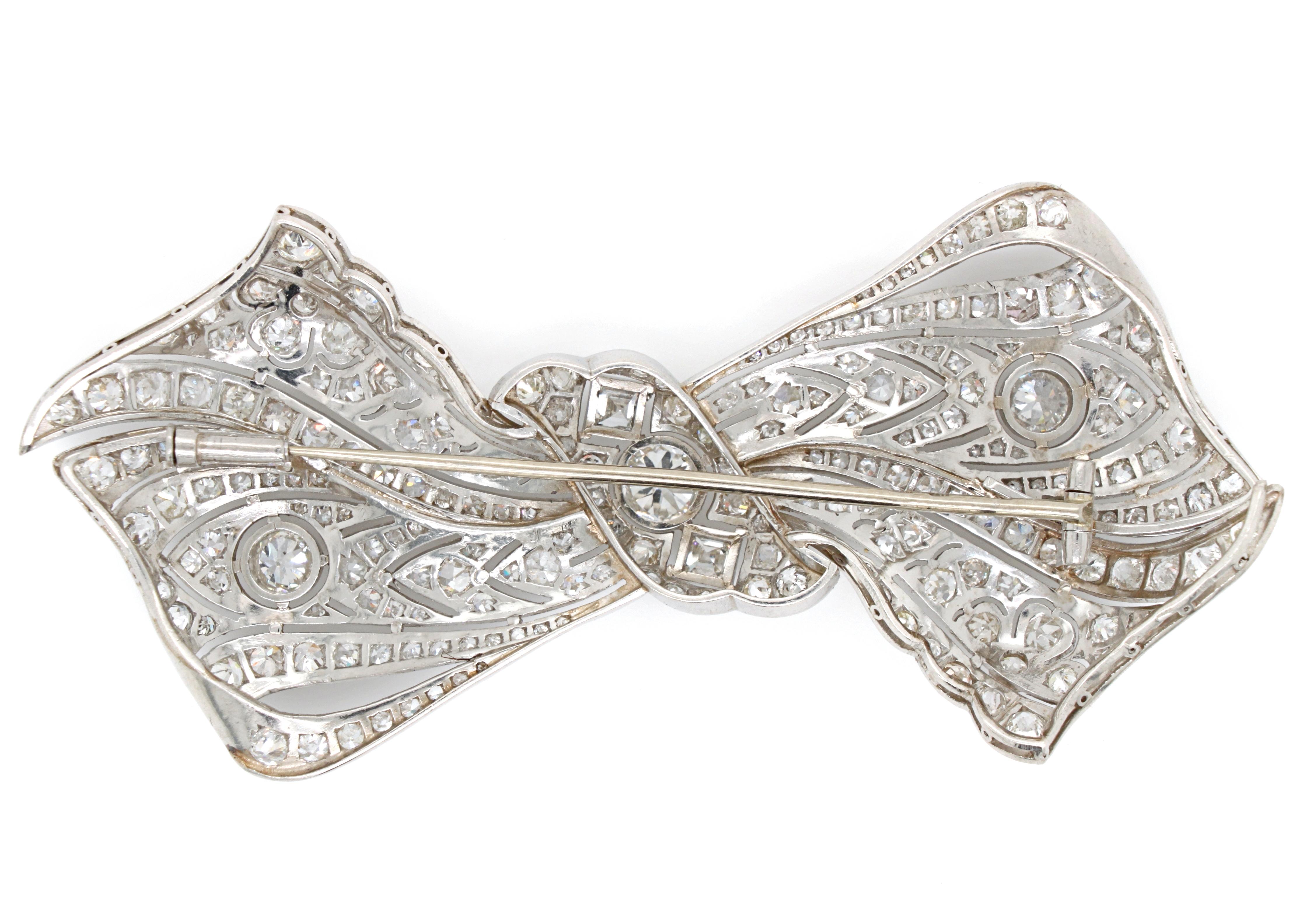Altschliff-Diamant-Brosche im Zustand „Hervorragend“ im Angebot in Idar-Oberstein, DE