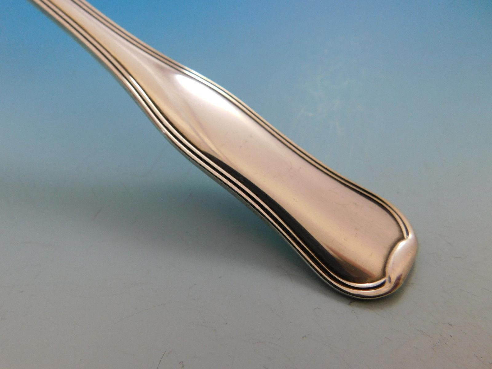 Antiguo juego de cubiertos daneses de Georg Jensen de plata de ley 8 servicios 40 piezas Cena Danés en venta