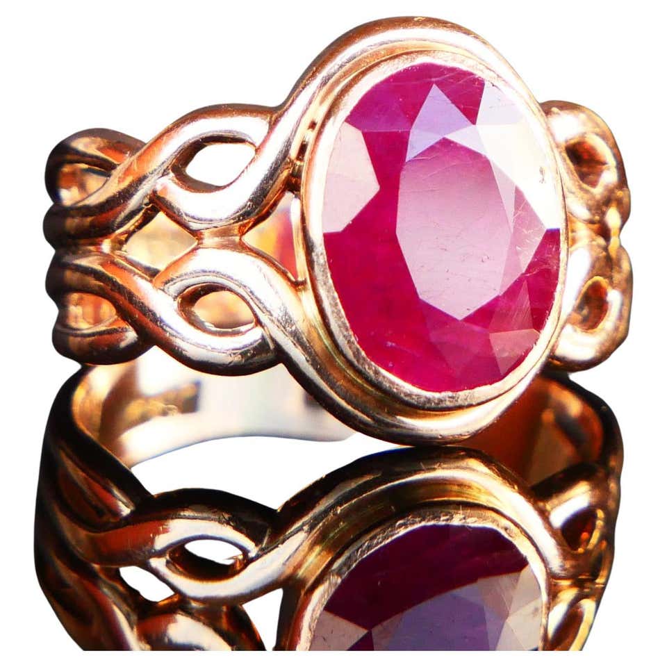 Antique Ruby Solitaire Rings - 554 For Sale at 1stDibs | solitaire ruby ...