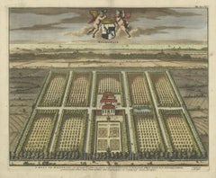 Antiker Druck des Molembaix-Nachlasses von Smallegange, 1696
