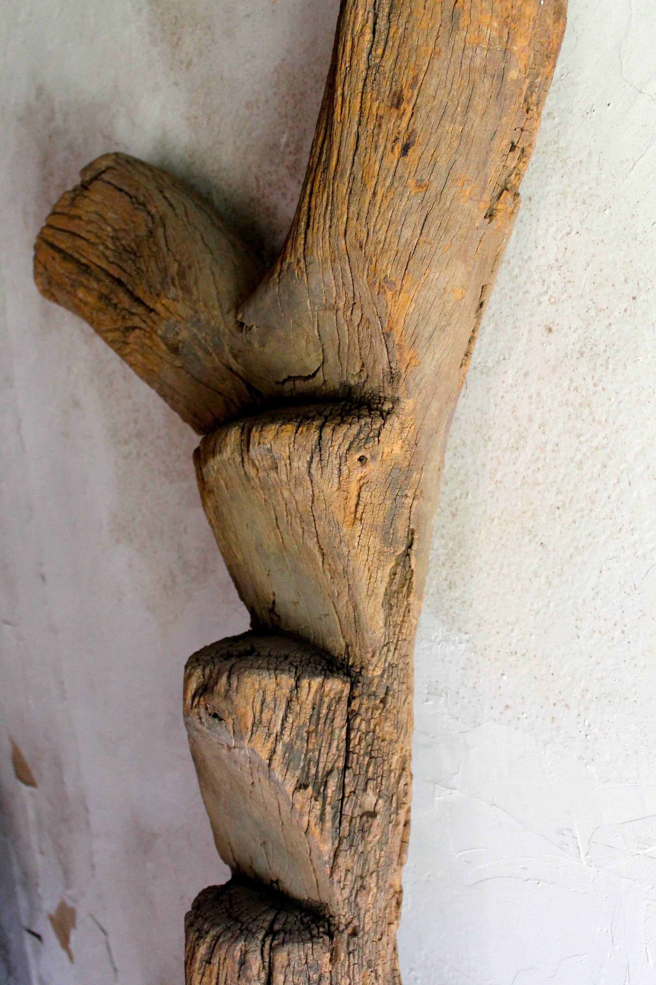 Old Dogon Ladder African Sculpture 1