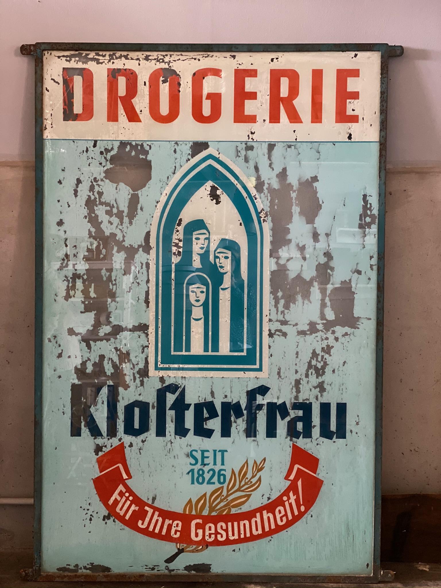 German Old Drugstore Advertisement for 