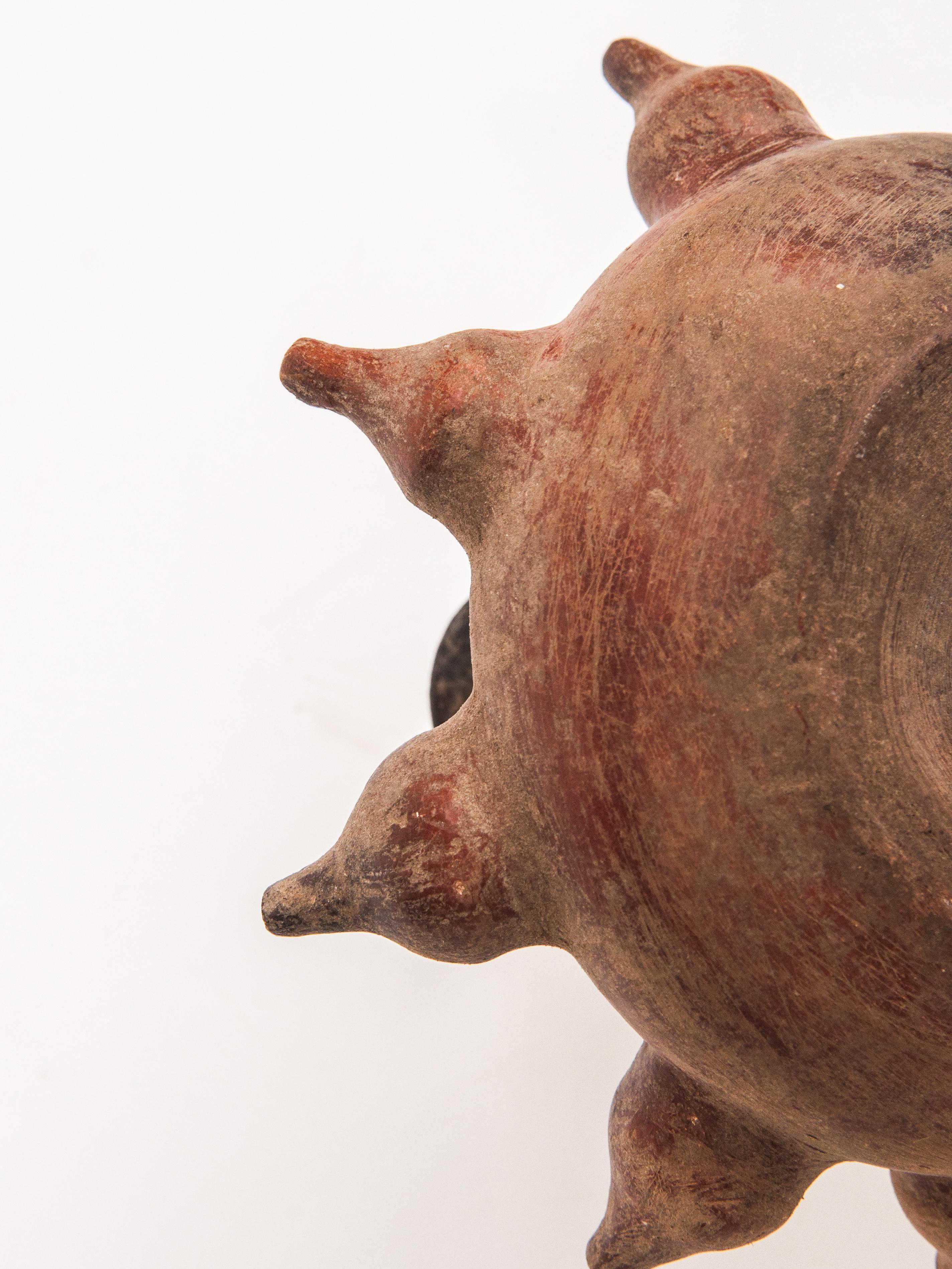 Ancienne faïence Kendi, style Majapahit, Java du Nord ou de l'Est, fin du 19ème siècle 1