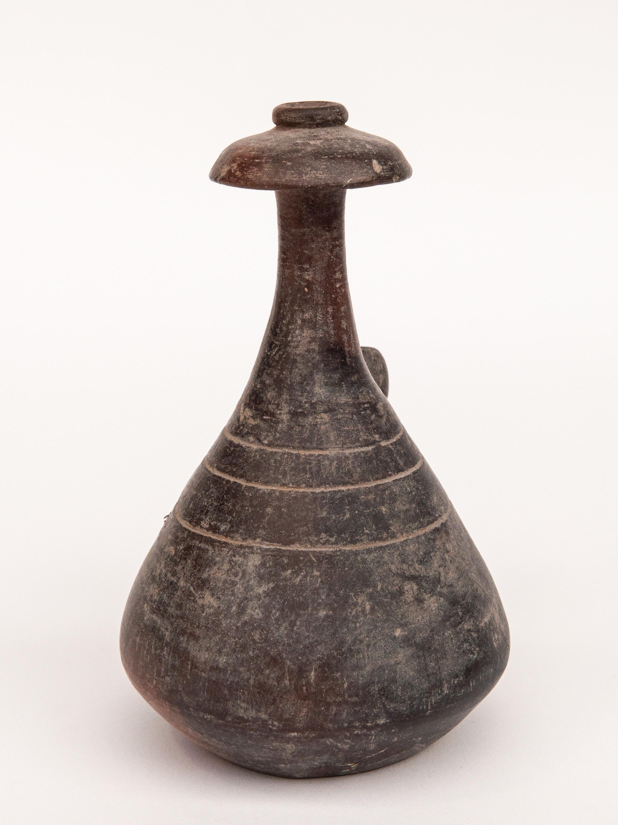 Old Earthenware Kendi, Majapahit Style, North or East Java, Late 19th Century 2