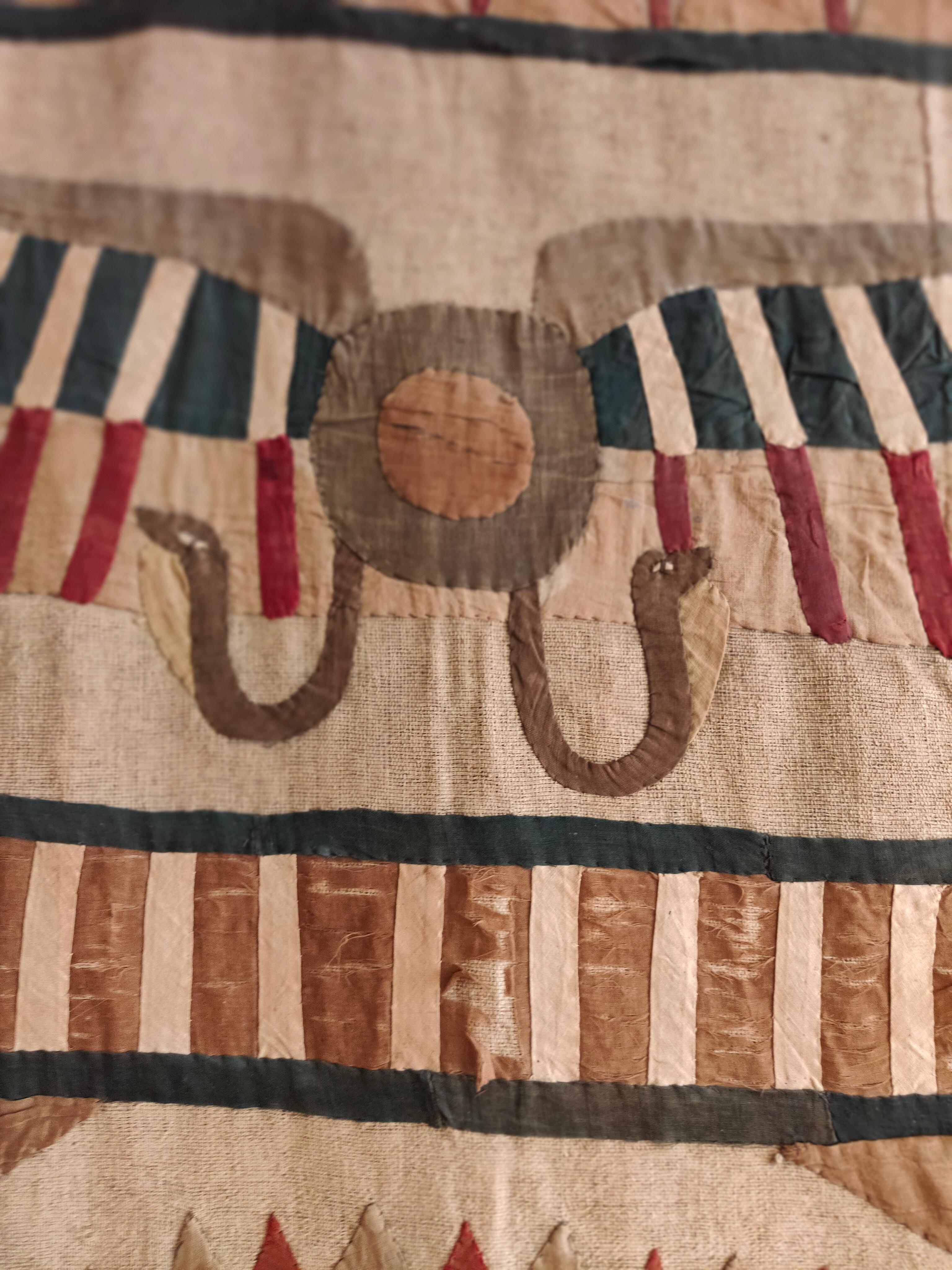 Altägyptischer Wandteppich 1920er Jahre im Angebot 9