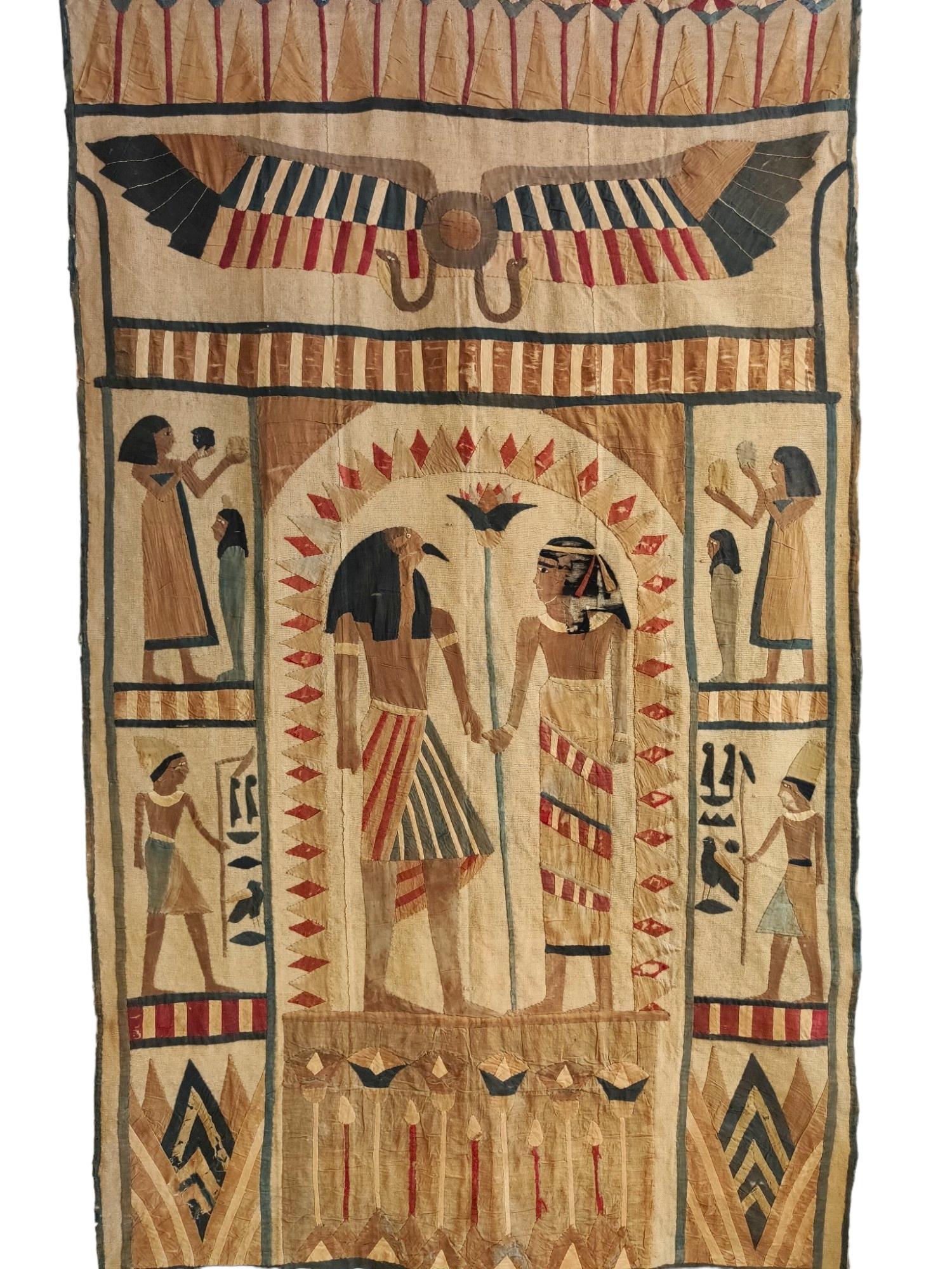 Altägyptischer Wandteppich 1920er Jahre (Frühes 20. Jahrhundert) im Angebot