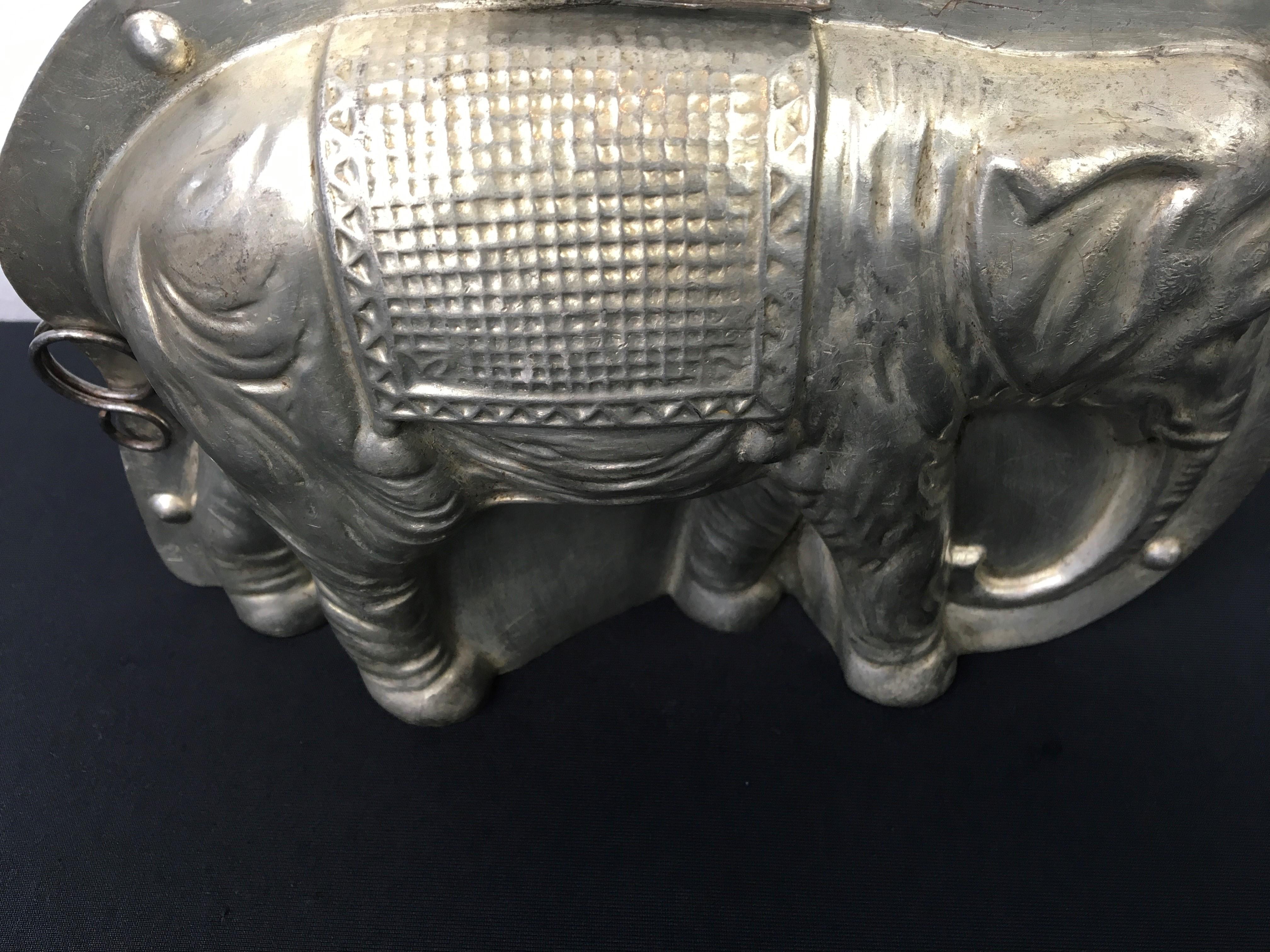 20th Century Old Elephant Chocolate Mold For Sale
