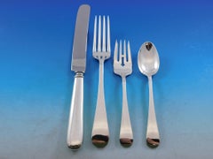 Old English Antique by D&H Sterling Silver Flatware Set 12 Service 190 pc Dinner