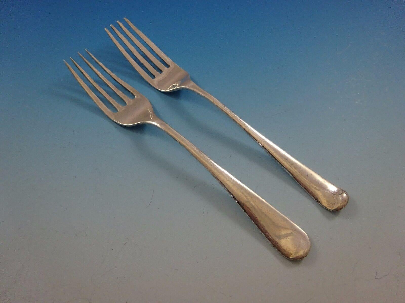 Old English by Various English Makers, 58-teiliges Tafelbesteck aus Sterlingsilber im Angebot 5