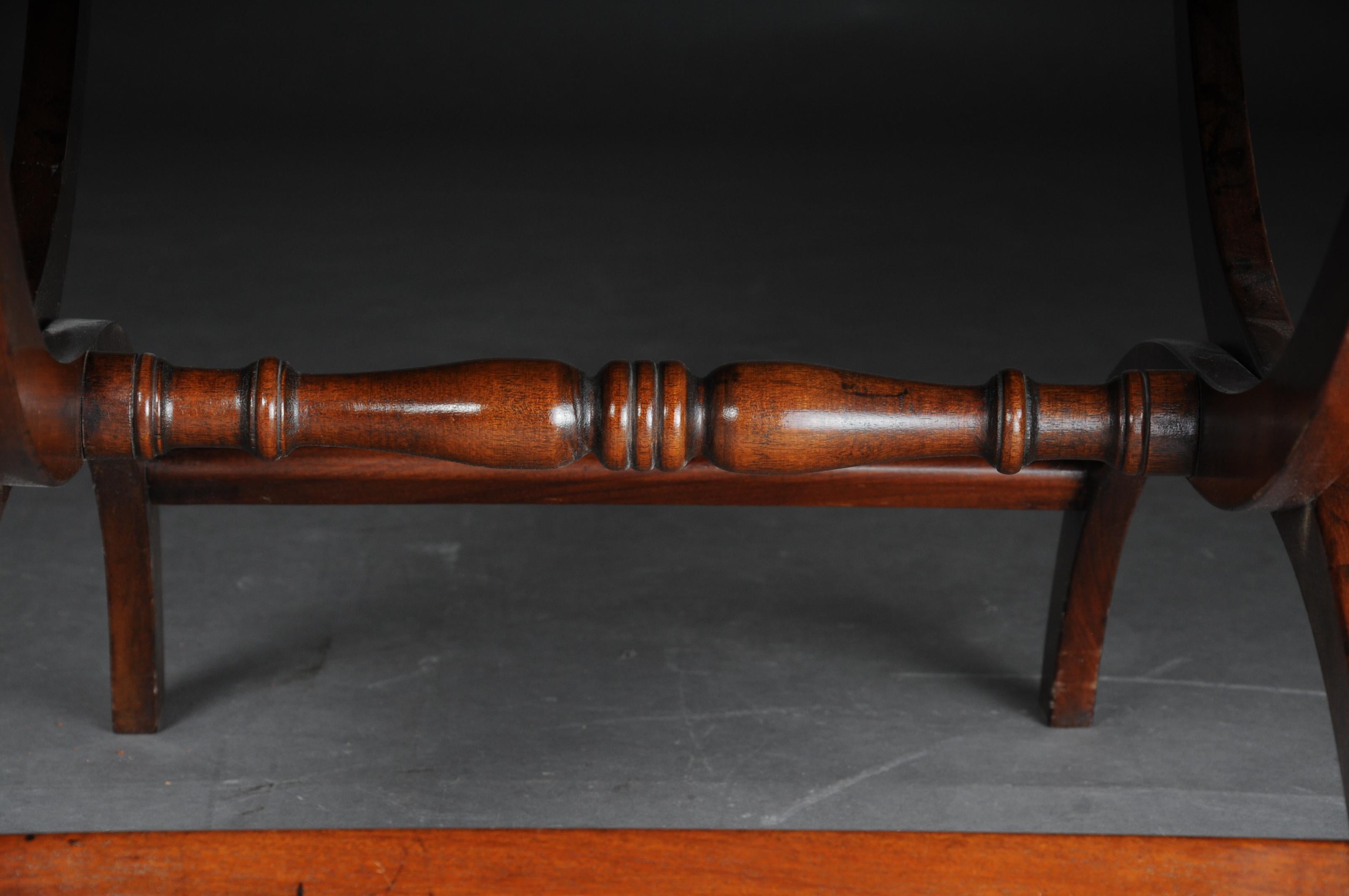 Old English Captain's Table / Coffee Table / Butler's Tray, Mahogany 3