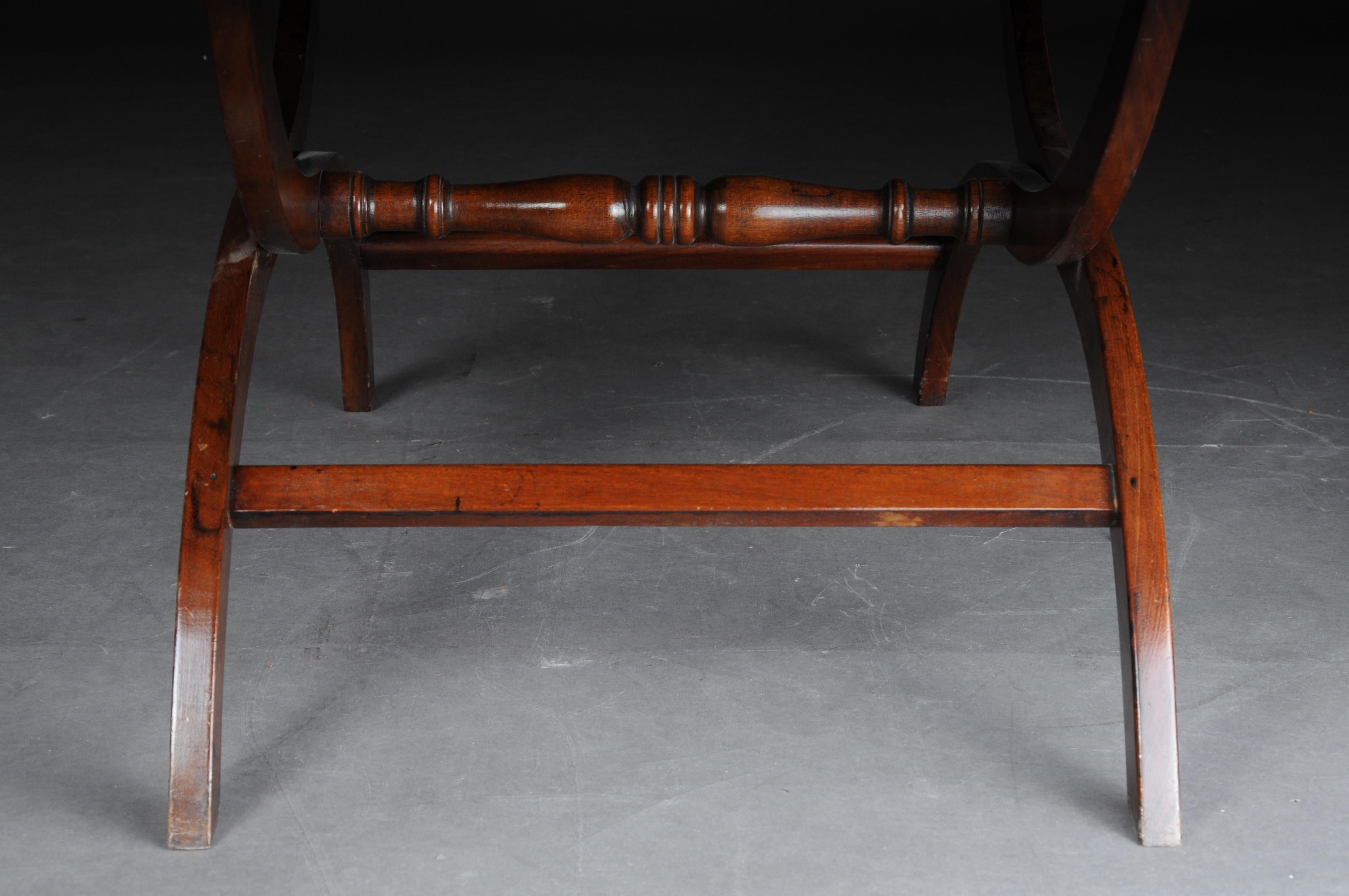Old English Captain's Table / Coffee Table / Butler's Tray, Mahogany 2