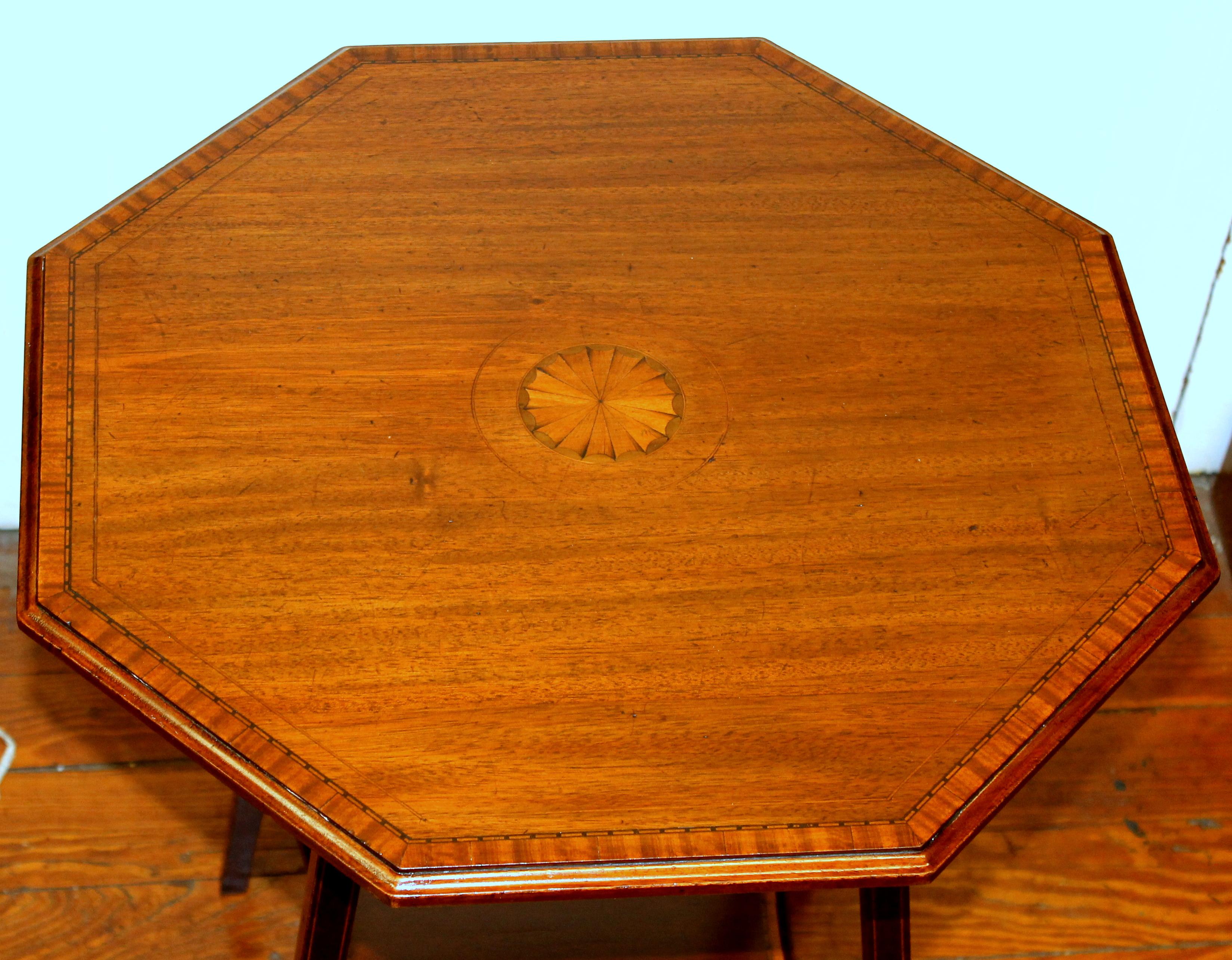 edwardian octagonal table