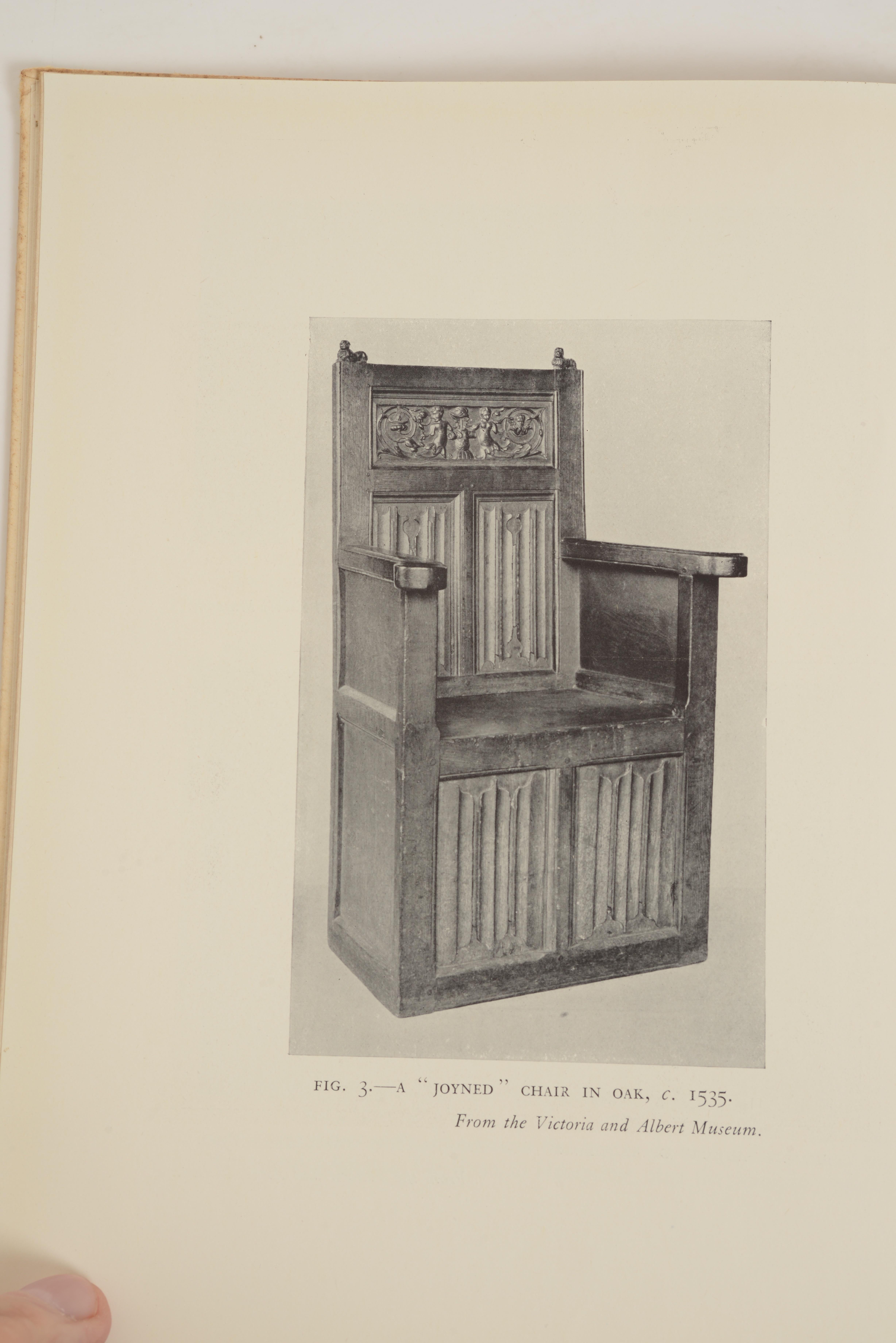 Old English Furniture Its True Value & Function with Important Bookplate, 1st Ed For Sale 3