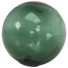 Old English Hand Blown Glass Fishing Float