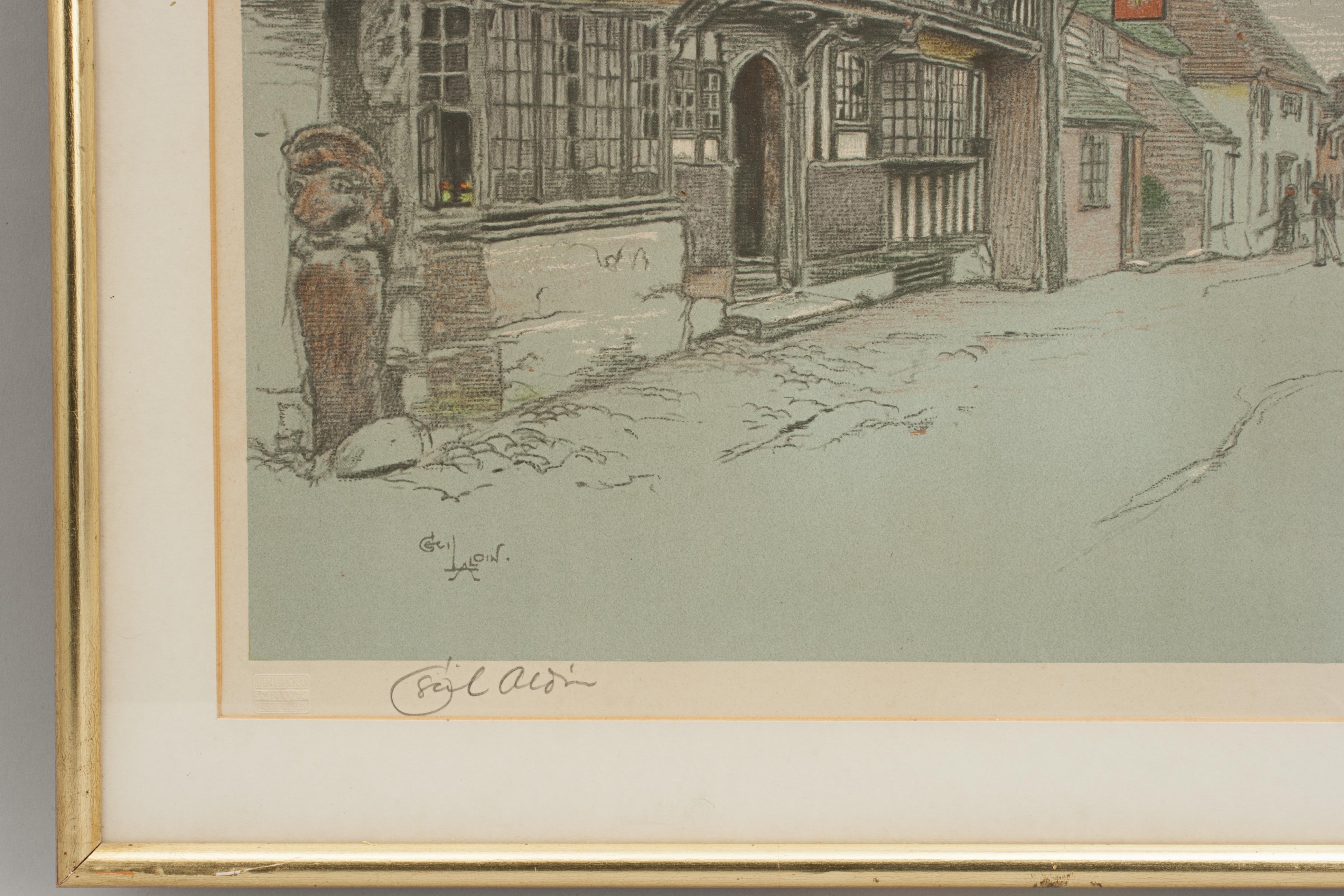 Début du 20ème siècle Old English Inns par Cecil Aldin, le Star Inn, signé au crayon en vente