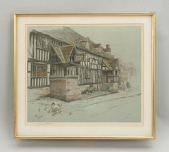 Old English Inns by Cecil Aldin, the Talbot Inn, Signed in Pencil, circa 1921