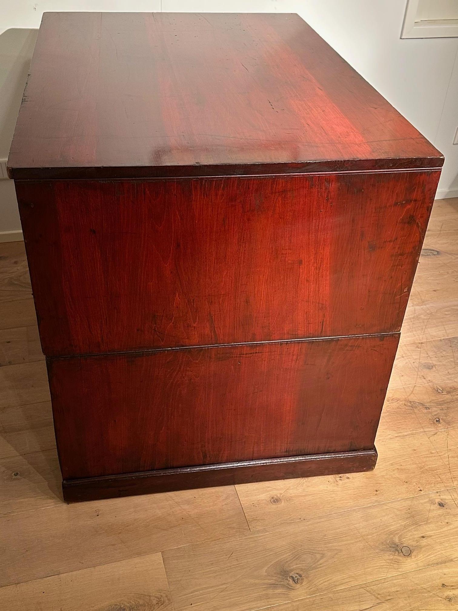 Old English map chest For Sale 3