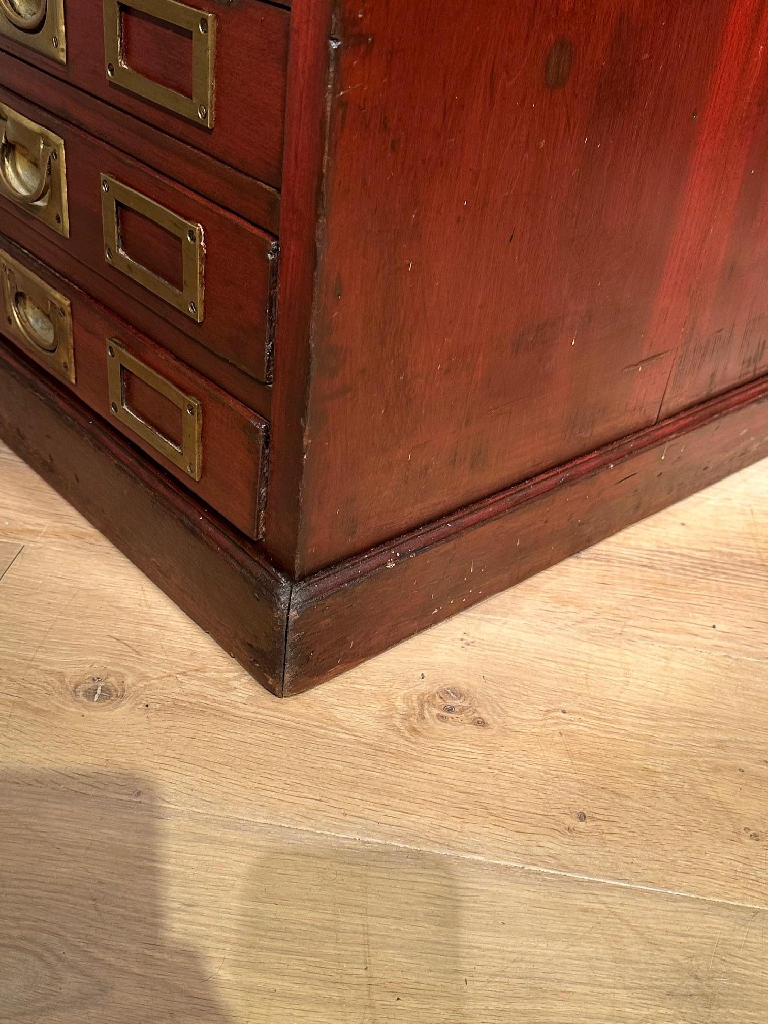 Old English map chest For Sale 2