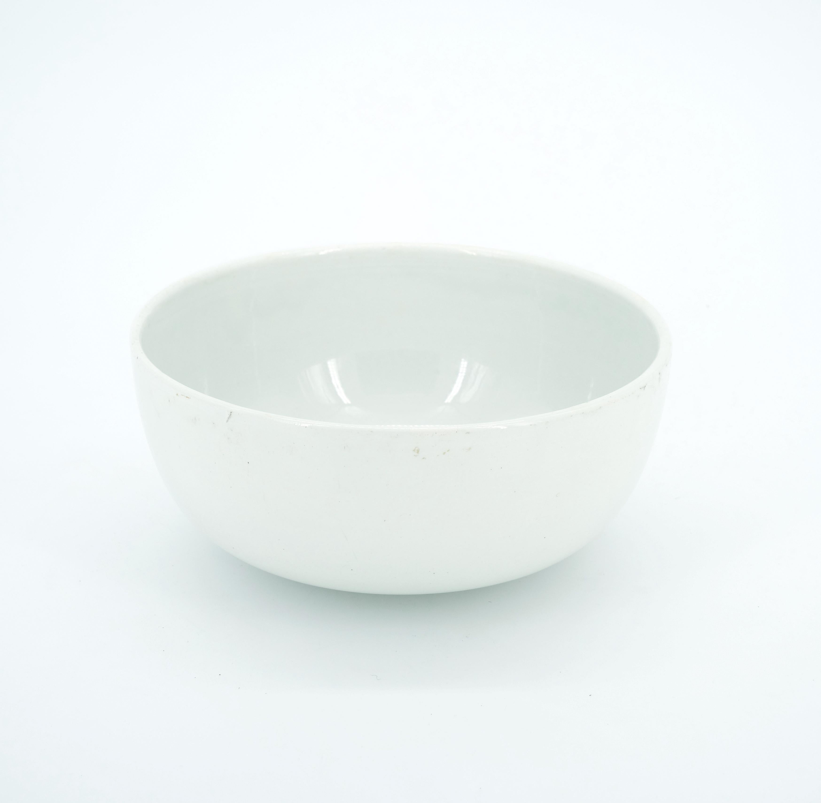 Old English Oak Exterior Holding Base / Porcelain Interior Tableware Bowl For Sale 5