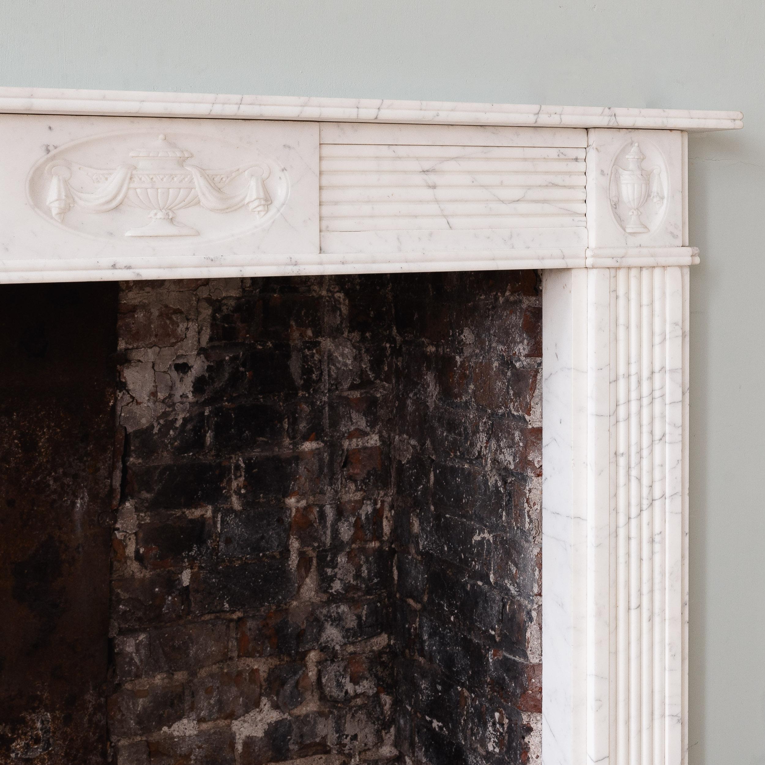 ‘Old English’ Regency Style Fireplace For Sale 7