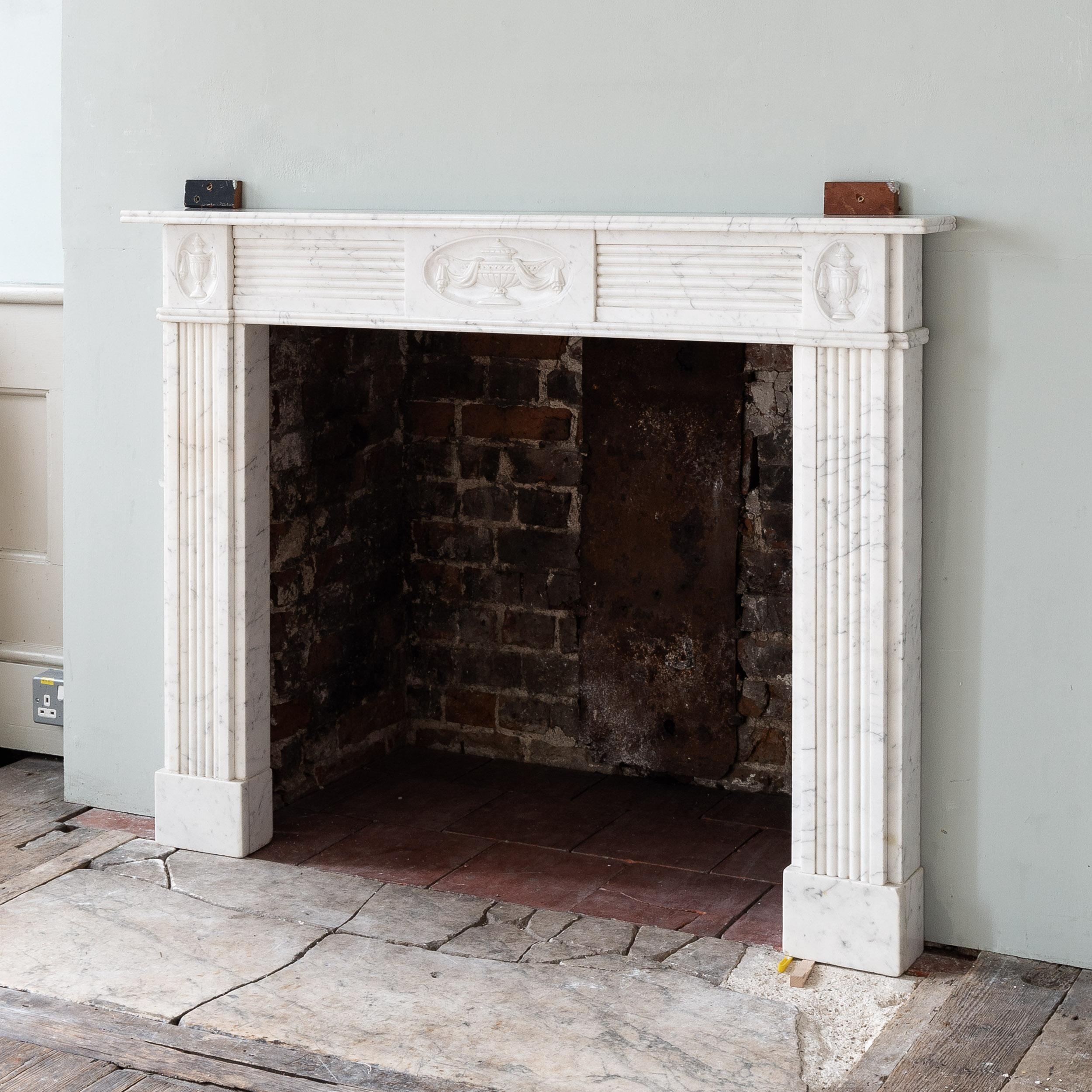 Early 20th Century ‘Old English’ Regency Style Fireplace For Sale