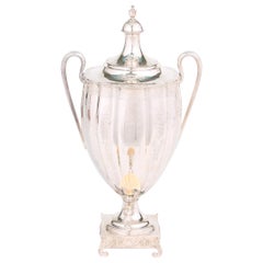 Old English Silver Plated Neo-Classical Samovar / Tea Urn