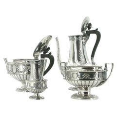 Old English Sheffield Serving Coffee/Tea Set