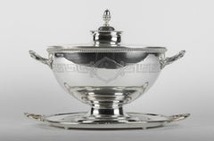 Old English Sheffield Silver Plated / Copper Covered Tureen