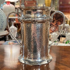 Old English Silver Plate Art Nouveau Style Ice Bucket