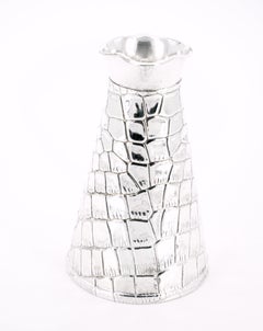 Old English Silver-Plated Crocodile Design Decorative Jug / Vase