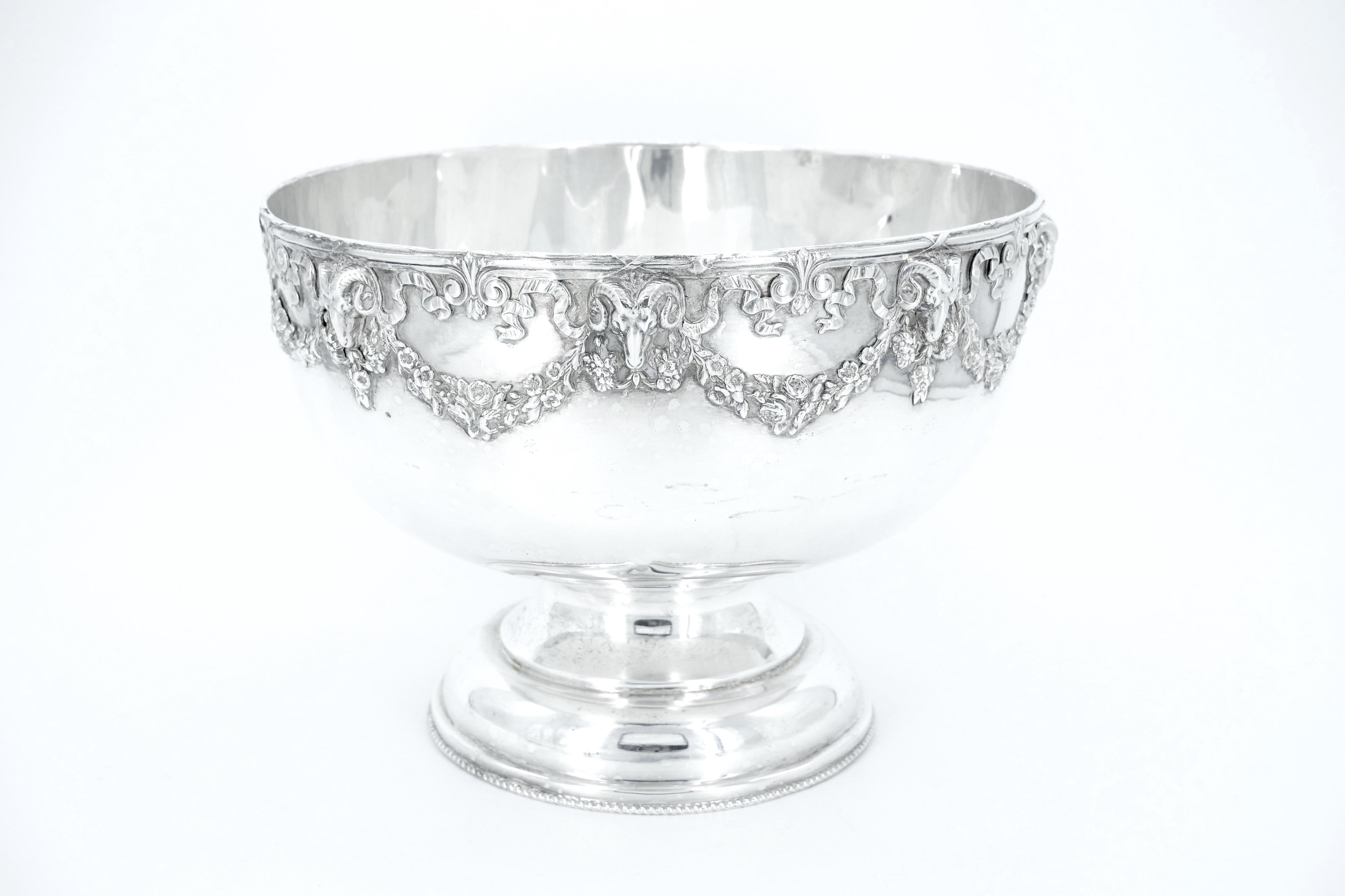 Old EnglishSilver Plate Centerpiece Bowl / Punch Bowl  For Sale 7