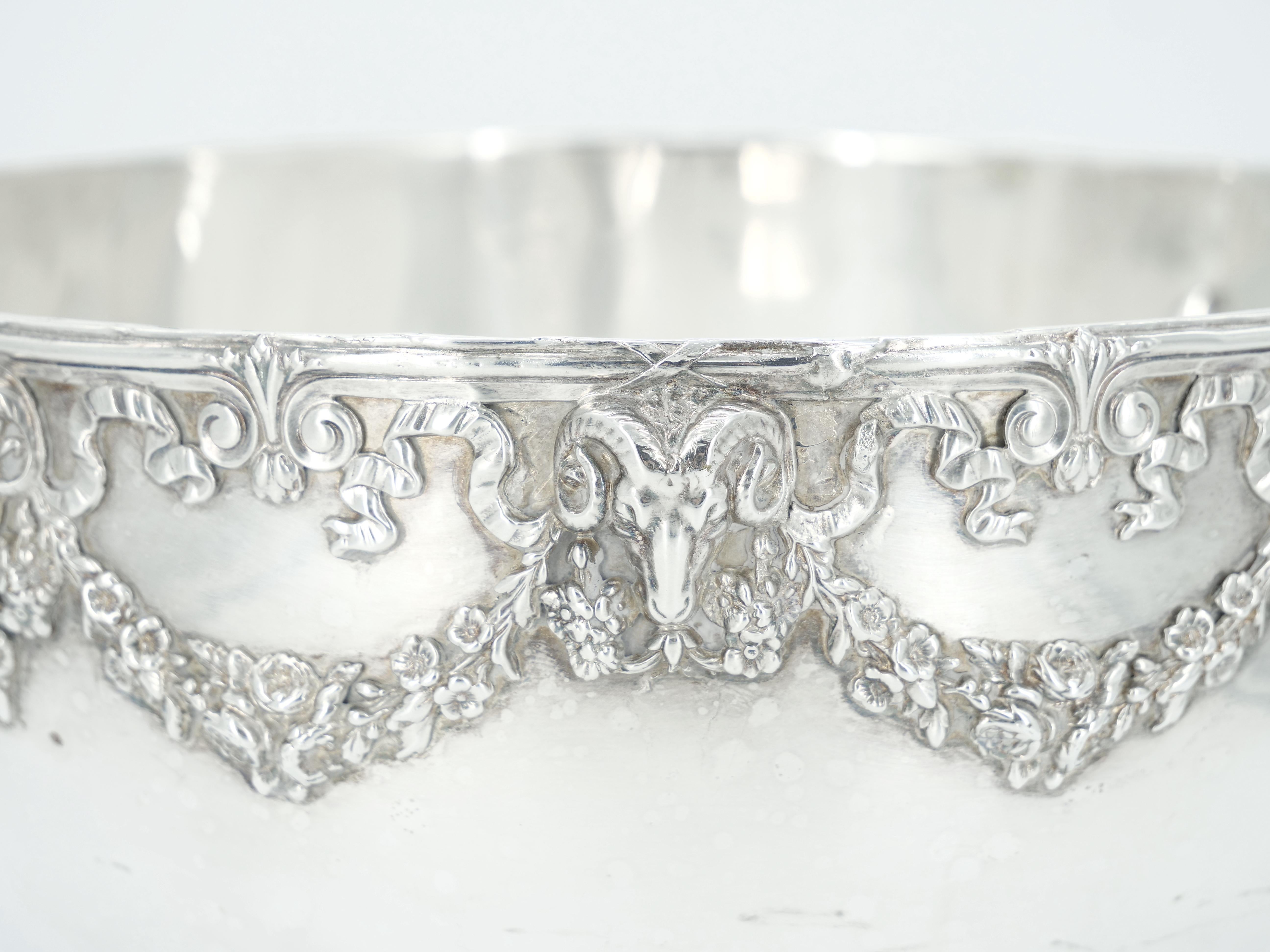Old EnglishSilver Plate Centerpiece Bowl / Punch Bowl  For Sale 3