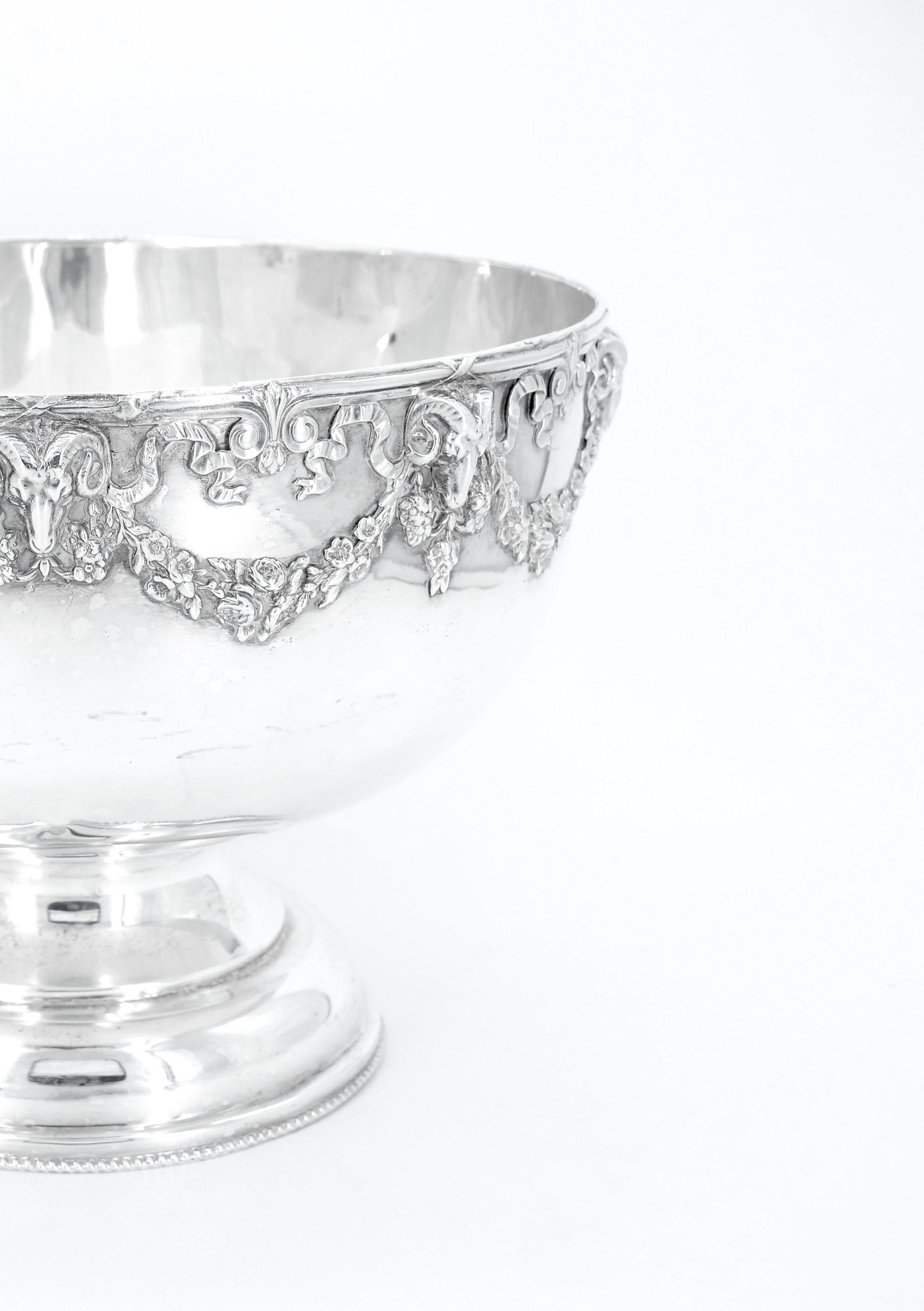 Old EnglishSilver Plate Centerpiece Bowl / Punch Bowl  For Sale 4