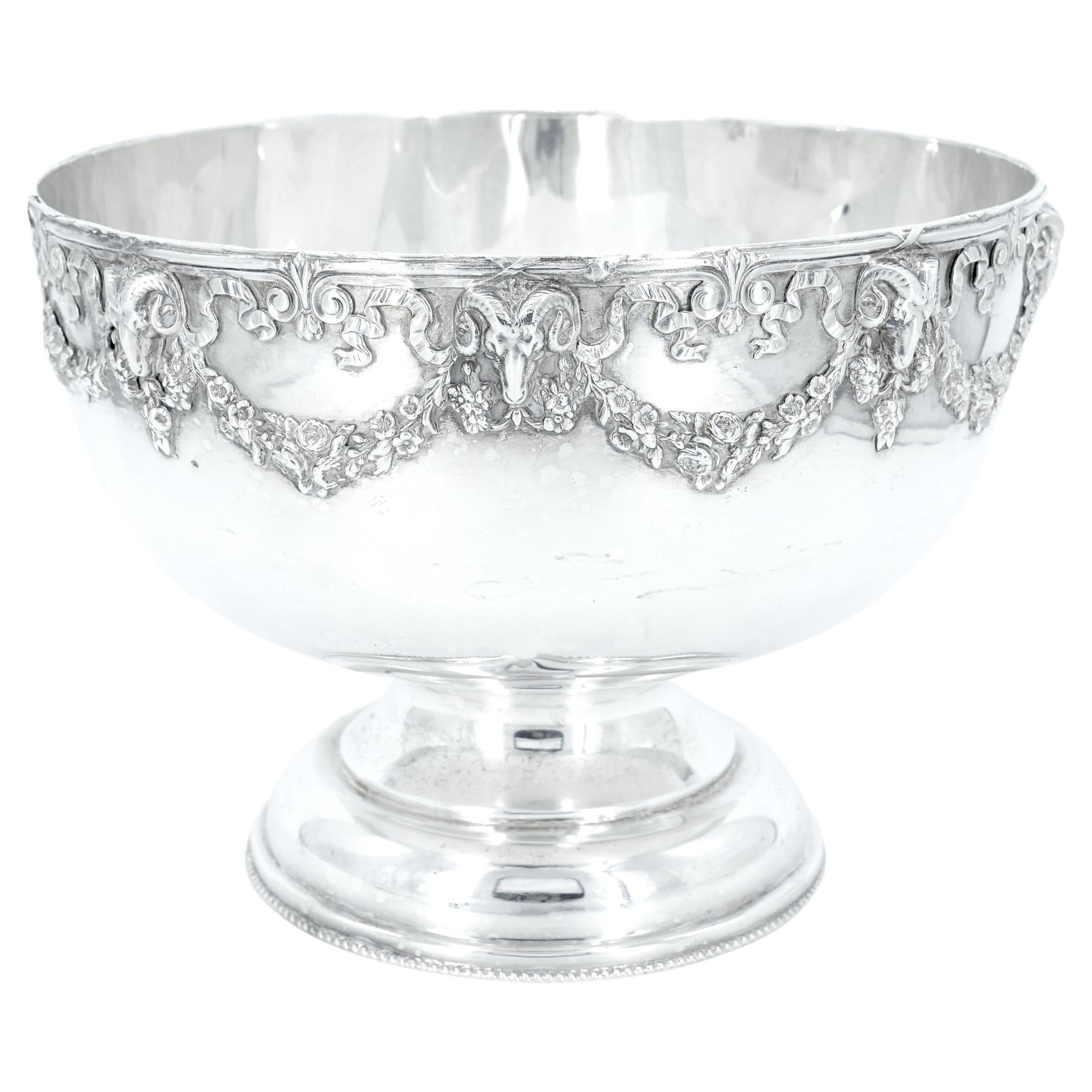 Old EnglishSilver Plate Centerpiece Bowl / Punch Bowl  For Sale