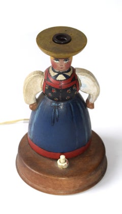 Alte Erzgebirgslampe aus Südamerika